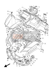 1XPF15101000, Garde Boue Av, Yamaha, 0