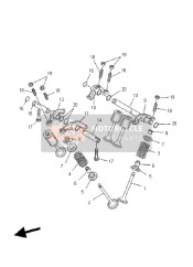 5LP121130000, Ressort De Soupape,, Yamaha, 1