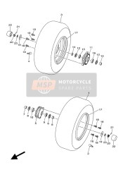 BD3F512A0000, Bouchon De Roue, Yamaha, 1