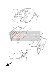 2LCF171C0000, Bovenafdekking Comp., Yamaha, 0