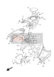 B16F17F01000, Side Cover Comp. 2, Yamaha, 0