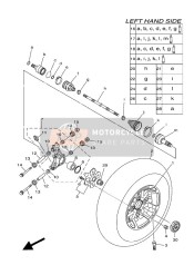 3B42536E0000, Clip, Spring, Yamaha, 3