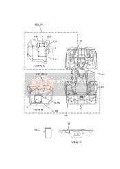 B16F816N0100, Label, Warning Sto, Yamaha, 0