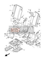 901050886700, Bolt, Flange, Yamaha, 1