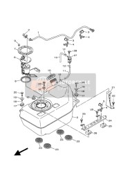 2MBF41810000, Tampone Di Posizionamento 1, Yamaha, 0