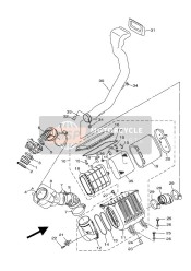 2MBF839U0000, Gasket, Duct, Yamaha, 0