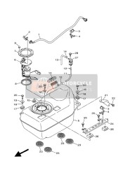 2MBF42910000, Supporto, Serbatoio Benzina 1, Yamaha, 0