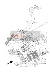 2MBF839U0000, Gasket,  Duct, Yamaha, 1