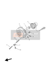 5KM847030000, Chapa Soporte, Yamaha, 0