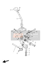 917010805800, Pin, Clevis(3FA), Yamaha, 0