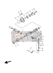 Engrenage d'entraînement moyen