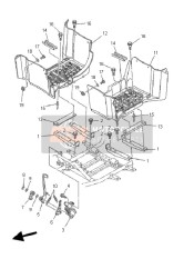 5NDF72111000, Pedale,  Frein, Yamaha, 0