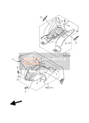 5YF21696M000, Etichetta, Avvertenza, Yamaha, 1