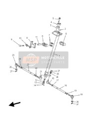 1C5238132000, Column, Steering 2, Yamaha, 0