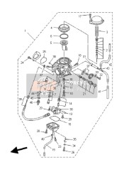 3XV143480000, Rohr 1, Yamaha, 0