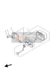 5GH847511000, Konsole, Zulassungsschild, Yamaha, 0