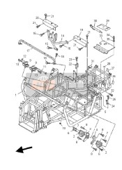 5UGF116B0000, Bracket, Yamaha, 2