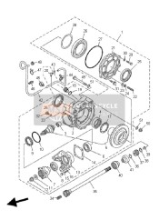 5UGG61720000, Arbre De Transmissio, Yamaha, 2