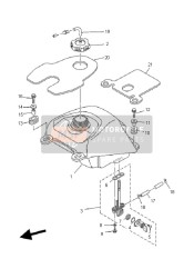 55W245001000, Kraftstoffhahn 1, Yamaha, 1