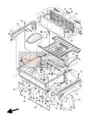 5UGF389E0000, Latch, Yamaha, 2