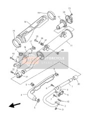 3C2E47870000, Cap, Geluiddemper, Yamaha, 1