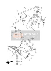 5TG217150000, Rondella Per Albero (Asse), Yamaha, 0