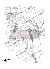 5TG235072100, Voorkant Lager Arm SUB-ASSY (L.H), Yamaha, 0