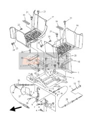 4S1F63430000, Ecrou,  Reglage, Yamaha, 1