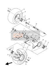 901851001100, Nut, SELF-LOCKING, Yamaha, 4