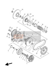 3C2176410000, Keilriemen, Yamaha, 2