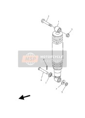 901051280300, Bolt, Flange, Yamaha, 1