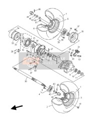 90467070A000, Klem, Yamaha, 2