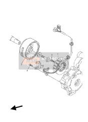 5XT814500100, Rotor Complet, Yamaha, 0