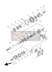 Middle Drive Gear