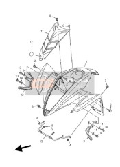 5YT233914000, Paneel, Voor, Yamaha, 0