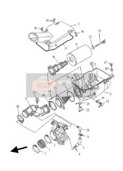 1S3144510100, Element, Air Cleaner, Yamaha, 1