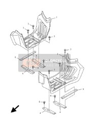 43DF74710000, Bar, Footrest 1, Yamaha, 0