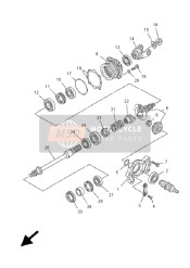 Middle Drive Gear