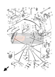 1S3821150000, Wire, Plus Lead, Yamaha, 1