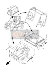 37SF163G0000, Embleme 1, Yamaha, 0