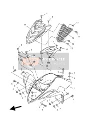 43DF1500B000, Garde Boue Av, Yamaha, 0