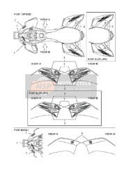 1BT2159A0000, Sticker Set 1, Yamaha, 0