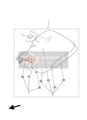 3B4247104100, Single Seat Assy, Yamaha, 0