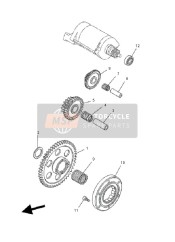 5LP155900000, Starter ONE-WAY Assy, Yamaha, 1