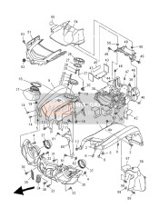 1HPF15006000, Garde Boue Av, Yamaha, 0