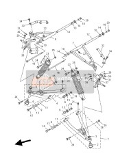 1AS23350J000, Schokdemper Assy, Yamaha, 0