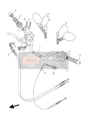 5PS263020100, Throttle Cable Assy, Yamaha, 0