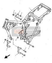 10F21110F233, Frame Comp., Yamaha, 0