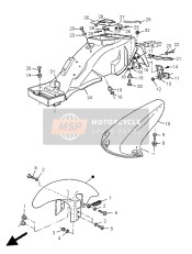 901850683700, Nut, SELF-LOCKING, Yamaha, 4