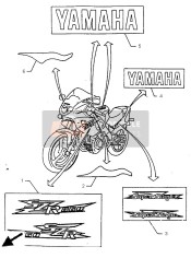 2UTF163H2000, Emblem 2, Yamaha, 1